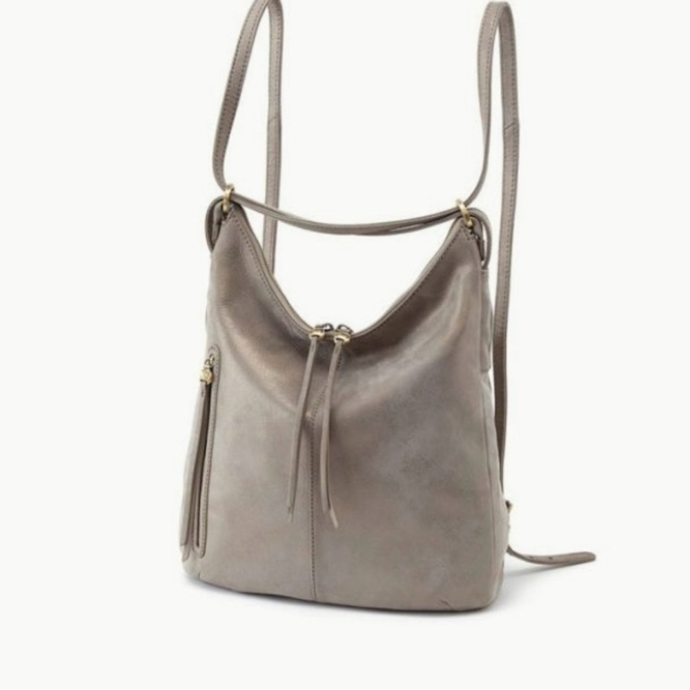 HOBO Merrin taupe Convertible Backpack - Picture 2 of 16
